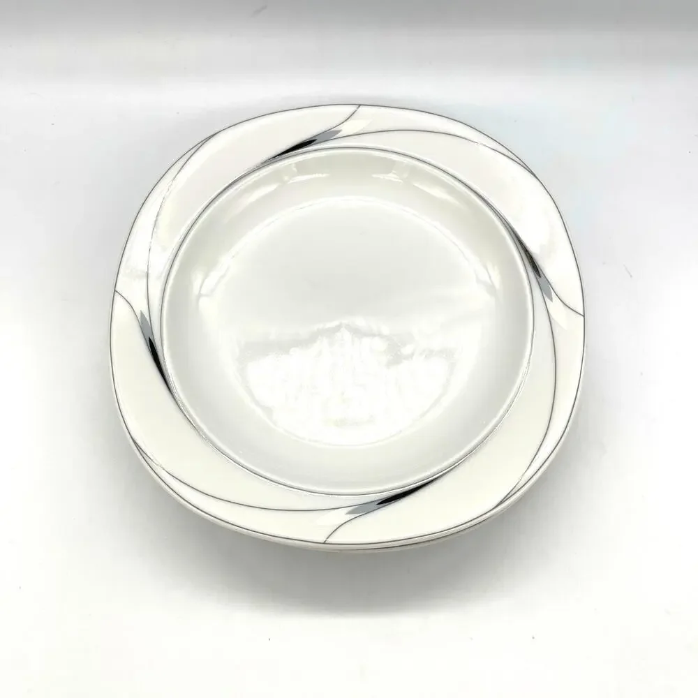 Mikasa L5806 Caviar 1990's Oven to Table Set of 4 Salad Plates 8